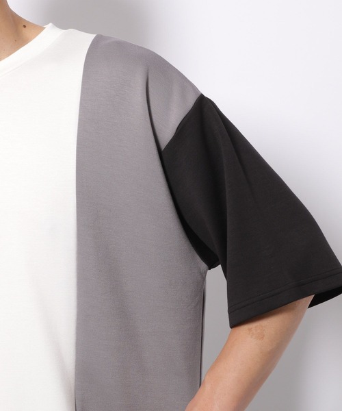 LAKOLE（ラコレ）の「ダンボールパネルTシャツ / 268127（Tシャツ/カットソー・メンズ・ホワイト/グリーン/ベージュ/グレー・MEDIUM/LARGE/X-LARGE）」の19枚目の写真