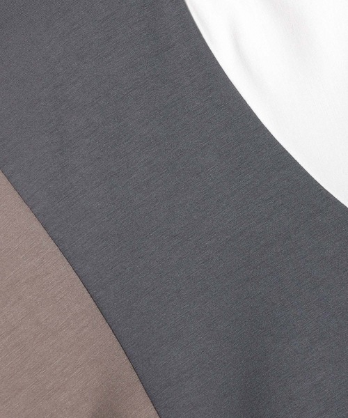 LAKOLE（ラコレ）の「ダンボールパネルTシャツ / 268127（Tシャツ/カットソー・メンズ・ホワイト/グリーン/ベージュ/グレー・MEDIUM/LARGE/X-LARGE）」の14枚目の写真