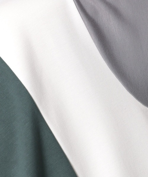 LAKOLE（ラコレ）の「ダンボールパネルTシャツ / 268127（Tシャツ/カットソー・メンズ・ホワイト/グリーン/ベージュ/グレー・MEDIUM/LARGE/X-LARGE）」の17枚目の写真