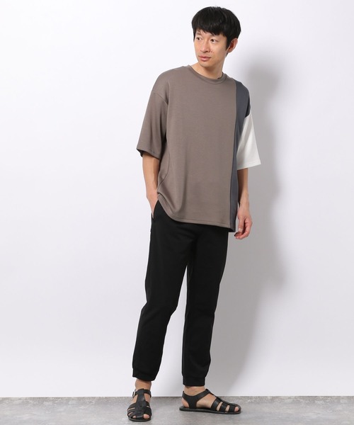 LAKOLE（ラコレ）の「ダンボールパネルTシャツ / 268127（Tシャツ/カットソー・メンズ・ホワイト/グリーン/ベージュ/グレー・MEDIUM/LARGE/X-LARGE）」の15枚目の写真