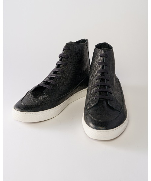 wjk back zip sneaker レザー　ハイカットスニーカー back zip sneaker – wjk online store