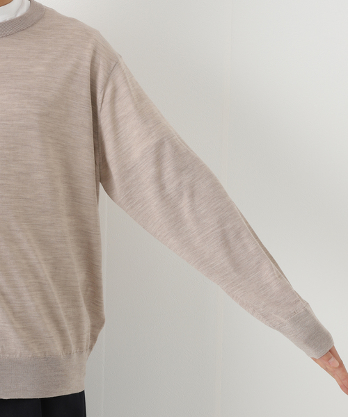 URU（ウル）の「【URU / ウル】CREW NECK KNIT CARDIGAN（カーディガン/ボレロ・メンズ・ベージュ・FREE）」の21枚目の写真