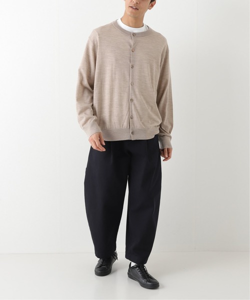 トップス URU CREW NECK KNIT CARDIGAN URU（ウル）の「【URU / ウル】CREW NECK KNIT CARDIGAN（カーディガン