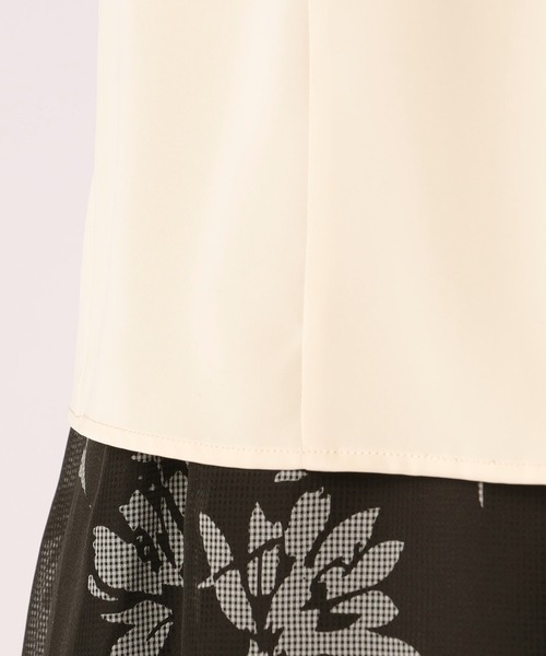 LAISSE PASSE（レッセパッセ）の「ラッフルスリーブブラウス（シャツ/ブラウス・レディース・フューシャピンク/ベージュ/ネイビー/ライトブルー・MEDIUM）」の19枚目の写真