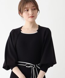 index | ニットアップボレロ【WEB限定カラー・サイズ】(カーディガン/ボレロ)