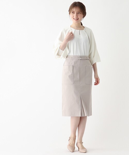 index（インデックス）の「◆ニットアップボレロ【WEB限定カラー・サイズ】（カーディガン/ボレロ・レディース・ナチュラル/グリーン/ホワイト系9/ブラック・40/38/36）」の6枚目の写真