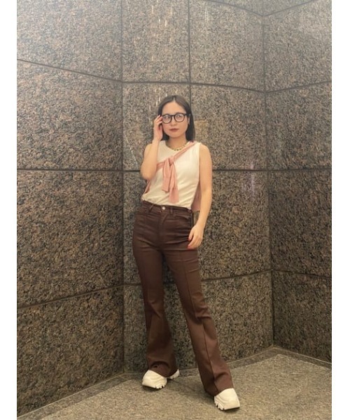 SLY（スライ）の「CHUNKY SOLE SNEAKER チャンキーソールスニーカー ボリュームソール 厚底（スニーカー・レディース・アイボリー/ブラック・MEDIUM/SMALL/LARGE）」の20枚目の写真