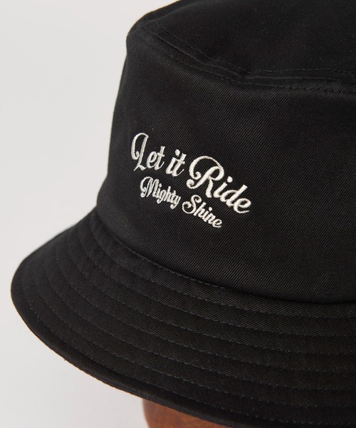 LET IT RIDE(レットイットライド)の「LET IT RIDE BUCKET HAT 1223505 MIGHTY SHINE コラボ レットイットライド マイティシャイン(ハット・メンズ・ホワイト/ブラック・FREE)」の4枚目の写真