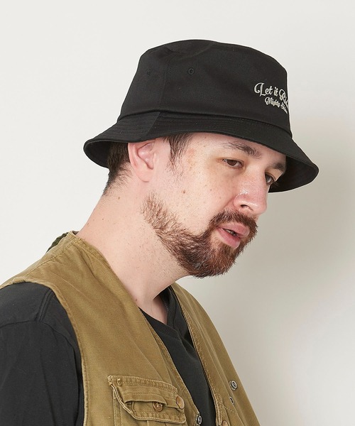 LET IT RIDE(レットイットライド)の「LET IT RIDE BUCKET HAT 1223505 MIGHTY SHINE コラボ レットイットライド マイティシャイン(ハット・メンズ・ホワイト/ブラック・FREE)」の9枚目の写真