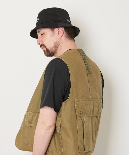 LET IT RIDE(レットイットライド)の「LET IT RIDE BUCKET HAT 1223505 MIGHTY SHINE コラボ レットイットライド マイティシャイン(ハット・メンズ・ホワイト/ブラック・FREE)」の10枚目の写真