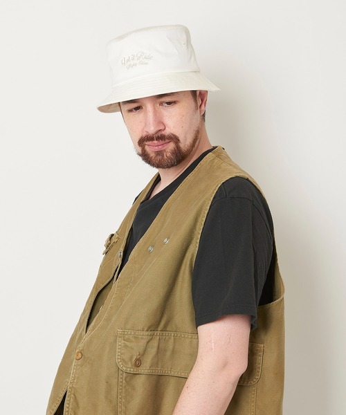 LET IT RIDE(レットイットライド)の「LET IT RIDE BUCKET HAT 1223505 MIGHTY SHINE コラボ レットイットライド マイティシャイン(ハット・メンズ・ホワイト/ブラック・FREE)」の15枚目の写真