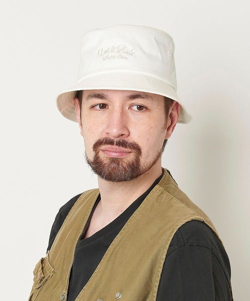LET IT RIDE(レットイットライド)の「LET IT RIDE BUCKET HAT 1223505 MIGHTY SHINE コラボ レットイットライド マイティシャイン(ハット・メンズ・ホワイト/ブラック・FREE)」の16枚目の写真
