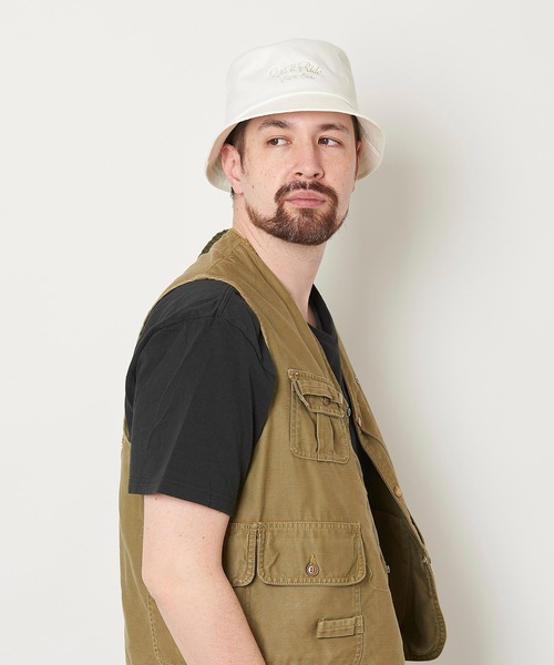LET IT RIDE(レットイットライド)の「LET IT RIDE BUCKET HAT 1223505 MIGHTY SHINE コラボ レットイットライド マイティシャイン(ハット・メンズ・ホワイト/ブラック・FREE)」の18枚目の写真
