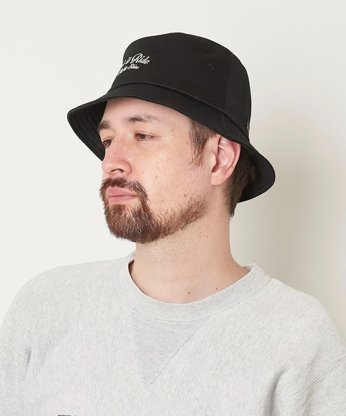LET IT RIDE(レットイットライド)の「LET IT RIDE BUCKET HAT 1223505 MIGHTY SHINE コラボ レットイットライド マイティシャイン(ハット・メンズ・ホワイト/ブラック・FREE)」の20枚目の写真