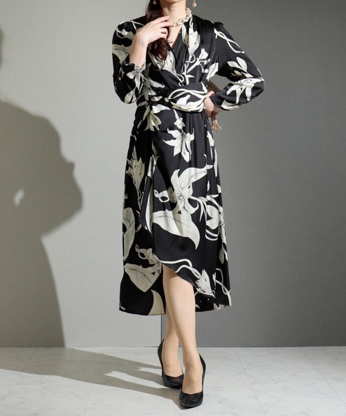 大人のボタニカルワンピース ワンピース Sawa A La Mode サワアラモード のファッション通販 Zozotown