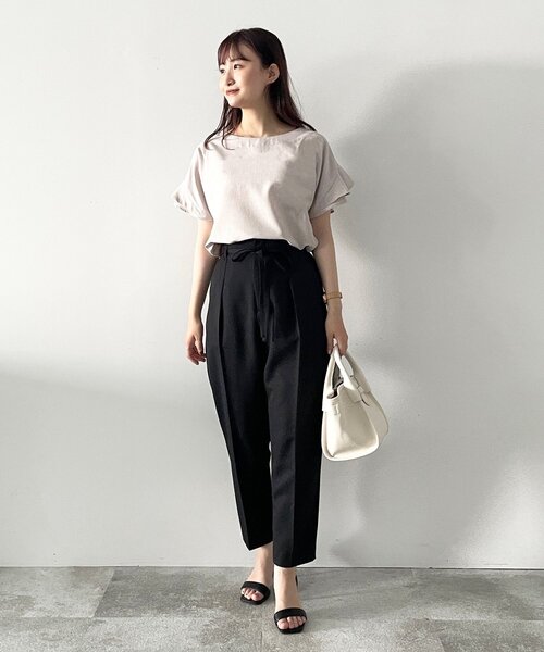 コラム COLUMN フリンジブラウス 41-140-10-010031 ネイビー サイズ：36 COLUMN / フリンジブラウス《ONLINE EXCLUSIVE》｜ESTNATION
