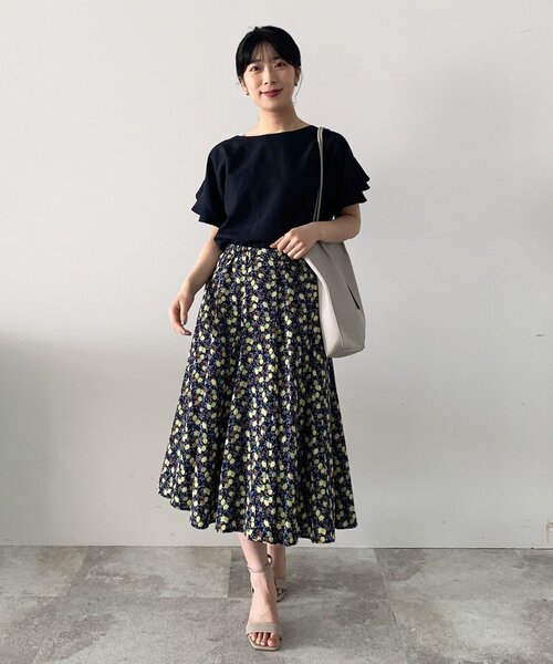 index（インデックス）の「◆【新色追加】タンブラーブッチャーフリルスリーブブラウス【WEB限定カラー・サイズ】（シャツ/ブラウス・レディース・ライトグレー/ピンク/パープル系1/ブルー/ネイビー/グレー/ライトブルー/マスタード・42/36/40/38）」の9枚目の写真