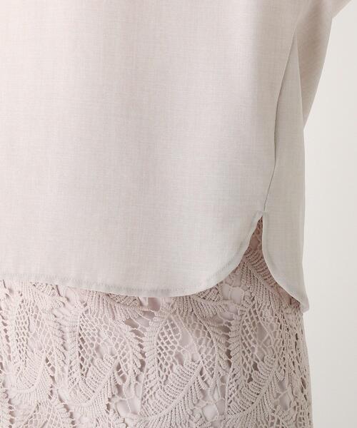 index（インデックス）の「◆【新色追加】タンブラーブッチャーフリルスリーブブラウス【WEB限定カラー・サイズ】（シャツ/ブラウス・レディース・ライトグレー/ピンク/パープル系1/ブルー/ネイビー/グレー/ライトブルー/マスタード・42/36/40/38）」の13枚目の写真