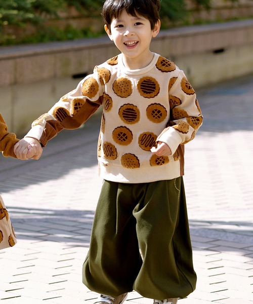 la poche biscuit（ラポシェビスキュイ）の「ビスケット総柄ジャガード