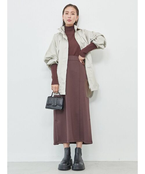 COTORICA（コトリカ）の「【THE DAYZ TOKYO】ミドル丈ミリタリーブルゾン（ブルゾン・レディース・ライトグレー/ブラック/カーキ・FREE）」の6枚目の写真