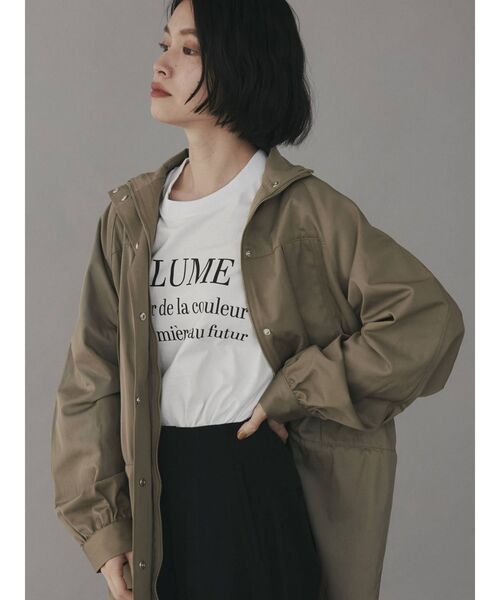 COTORICA（コトリカ）の「【THE DAYZ TOKYO】ミドル丈ミリタリーブルゾン（ブルゾン・レディース・ライトグレー/ブラック/カーキ・FREE）」の16枚目の写真