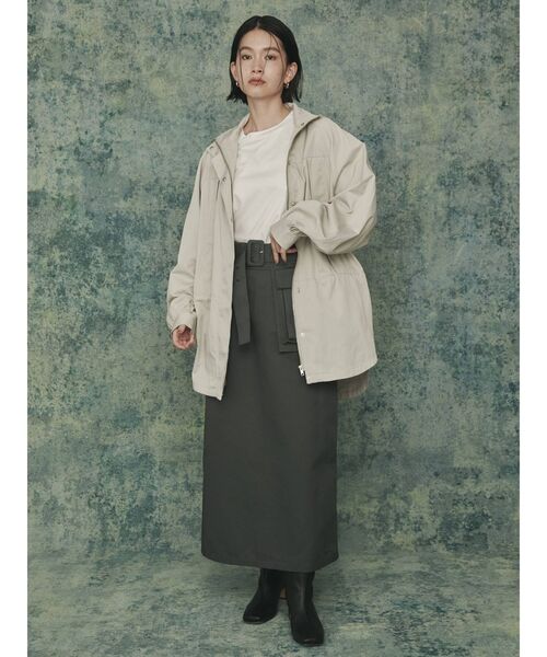 COTORICA（コトリカ）の「【THE DAYZ TOKYO】ミドル丈ミリタリーブルゾン（ブルゾン・レディース・ライトグレー/ブラック/カーキ・FREE）」の7枚目の写真