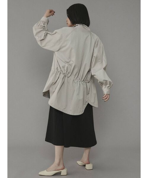 COTORICA（コトリカ）の「【THE DAYZ TOKYO】ミドル丈ミリタリーブルゾン（ブルゾン・レディース・ライトグレー/ブラック/カーキ・FREE）」の5枚目の写真