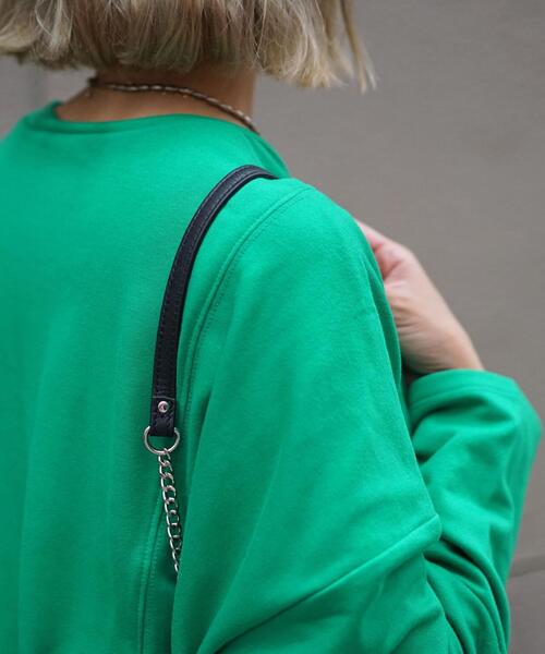 DROIT BELLO（ドロイトベロ）の「DROIT BELLO(ドロイトベロ)別注メタルスタッズ付きバック（ショルダーバッグ・レディース・ブラック/アイボリー・F）」の5枚目の写真