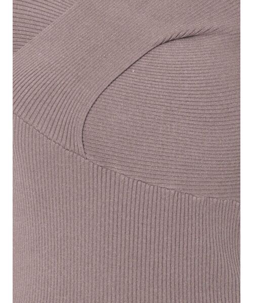 LAGUNAMOON（ラグナムーン）の「アシメントリーネックタックニットプルオーバー（ニット/セーター・レディース・アイボリー/ブラック/ダークパープル・FREE）」の18枚目の写真