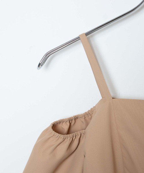 WEGO（ウィゴー）の「WEGO/パフスリーブブラウス（シャツ/ブラウス・レディース・ホワイト/ベージュ・FREE）」の6枚目の写真