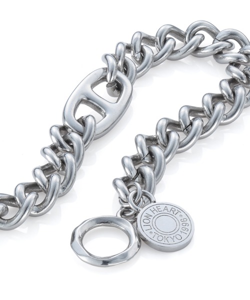 LION HEART（ライオンハート）の「【限定展開】“LH-1”コンフォートチェーンブレスレット（キヘイ＆アンカー）/サージカルステンレス（金属アレルギー対応）【LION HEART / ライオンハート】（ブレスレット・メンズ・シルバー・M/L）」の6枚目の写真