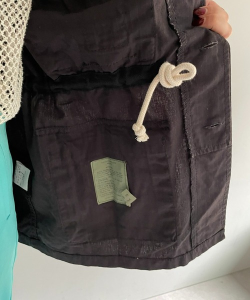 ROTHCO(ロスコ)の「【ROTHCO remake】ノーカラー BDU シャツ(Tシャツ/カットソー・レディース・ブラック/カーキ・FREE)」の13枚目の写真