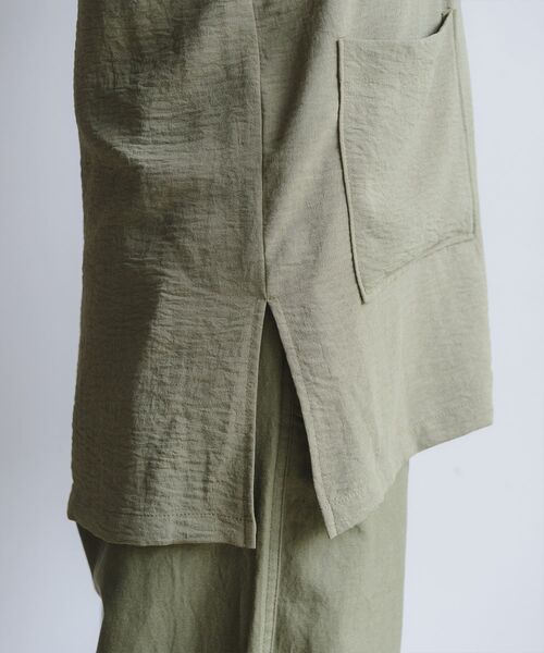 RETRO GIRL（レトロガール）の「開襟ミリタリーベスト（その他アウター・レディース・ブラック/オレンジ/グリーン・FREE）」の8枚目の写真