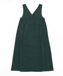 ehka sopo | Vネックタックジャンパースカート(ワンピース)