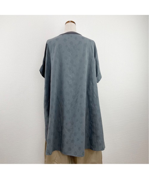 Rydia(リディア)の「コビニャーフレアプルオーバー(Tシャツ/カットソー・レディース・アイボリー/スミクロ/マスタード・M)」の8枚目の写真