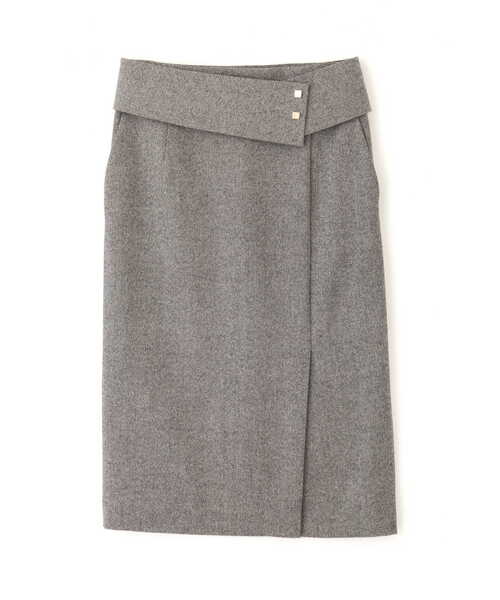 セール】◇太ベルト付きツイードツイルスカート（スカート  