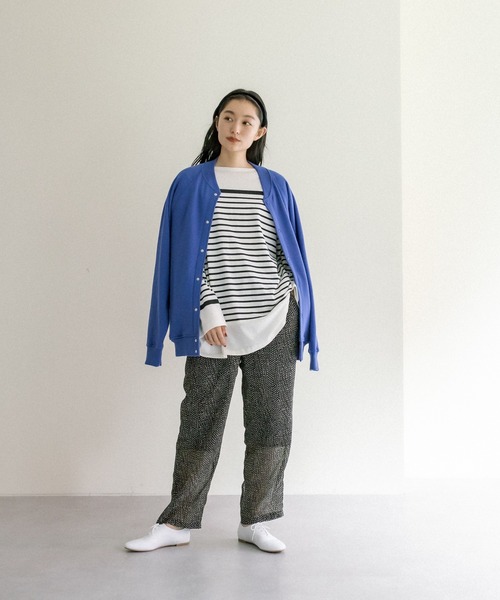 PUAL CE CIN(ピュアルセシン)の「パネルボーダーカットソー(Tシャツ/カットソー・レディース・ブラック系その他/グリーン系その他/ブルー系その他/ピンク系その他・FREE)」の7枚目の写真