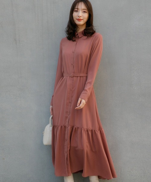 Andemiu（アンデミュウ）の「アソートフロントボタンワンピース167421（ワンピース・レディース・オレンジ/グリーン/その他8/その他9/ピンク/ダークグリーン・FREE）」の14枚目の写真