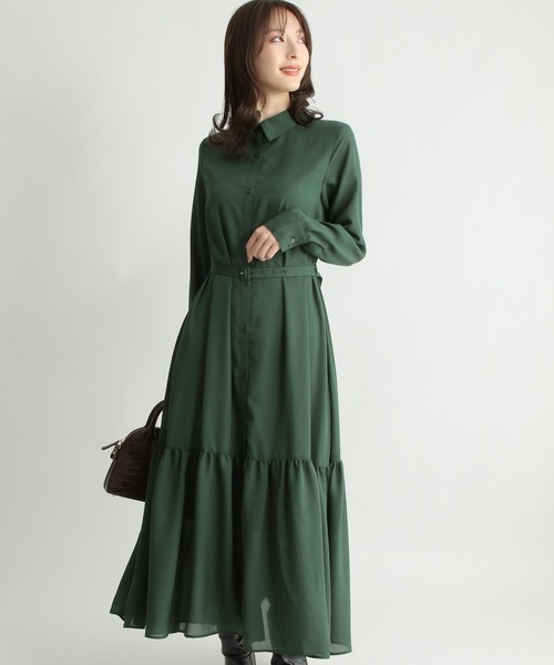 Andemiu（アンデミュウ）の「アソートフロントボタンワンピース167421（ワンピース・レディース・オレンジ/グリーン/その他8/その他9/ピンク/ダークグリーン・FREE）」の15枚目の写真