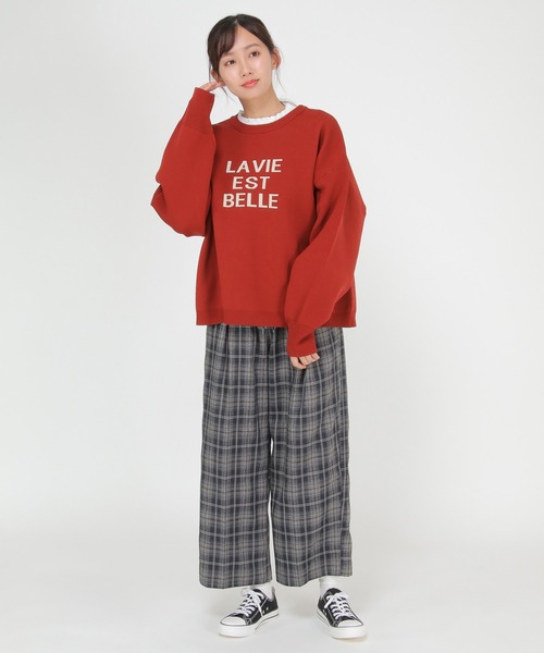 LBC(エルビーシー)の「ウエストシャーリングワイドパンツ(その他パンツ・レディース・グレー/ブラック/ライトベージュ・L/M)」の15枚目の写真