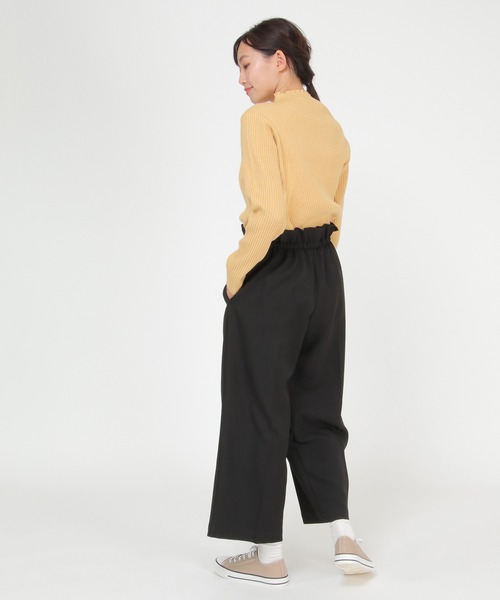 LBC(エルビーシー)の「ウエストシャーリングワイドパンツ(その他パンツ・レディース・グレー/ブラック/ライトベージュ・L/M)」の13枚目の写真