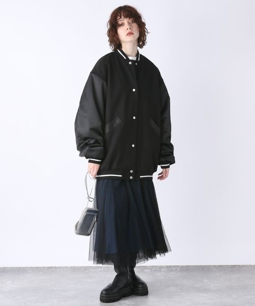 JEANASIS（ジーナシス）の「チュール2WAYフレアスカート/168870（スカート・レディース・ブラック系その他/グレー系その他/グリーン系その他・SMALL/MEDIUM）」の5枚目の写真