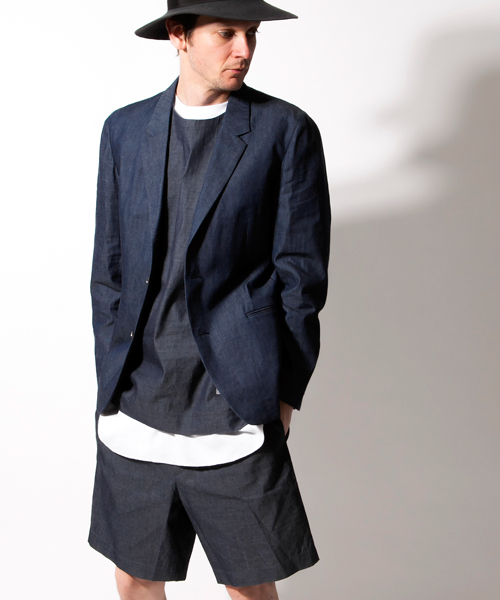 MONKEY TIME（モンキータイム）の「＜monkey time＞ ∴ 4.5/DNM SD/ZIP PO TEE/シャツ（シャツ/ブラウス・メンズ・ネイビー・SMALL/MEDIUM/LARGE）」の8枚目の写真