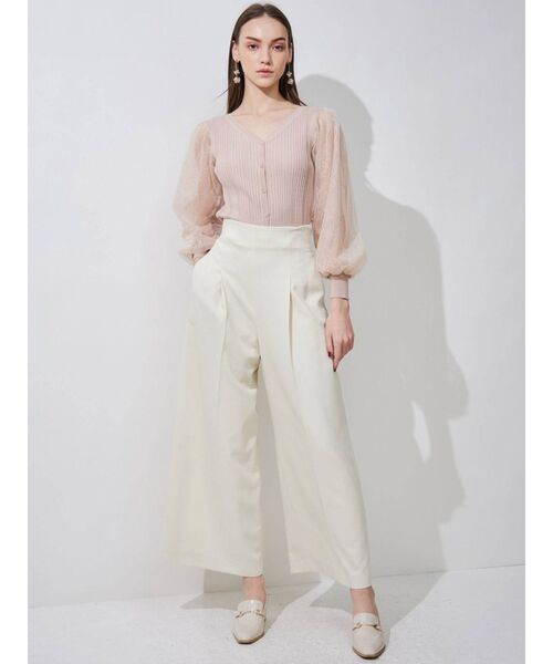 MERCURYDUO（マーキュリーデュオ）の「2WAYレーススリーブニットカーディガン（カーディガン/ボレロ・レディース・オフホワイト/ブラック/ピンク/ブラウン・FREE）」の17枚目の写真