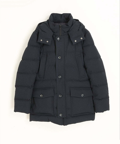 MICHEL KLEIN HOMME (ミッシェルクランオム)の「ハーフダウンコート(ダウンジャケット/コート・メンズ・ネイビー/ブラック・LARGE/MEDIUM/X-LARGE)」の5枚目の写真
