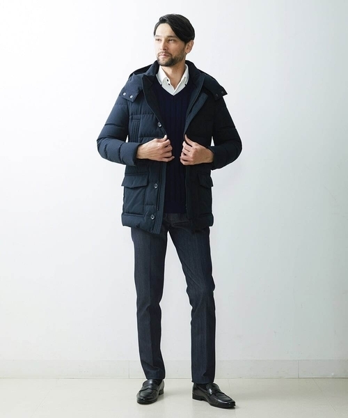 ハーフダウンコート（ダウンジャケット/コート）｜MICHEL KLEIN HOMME