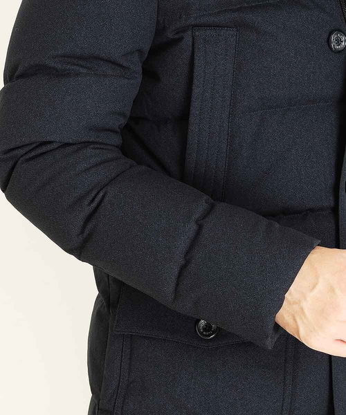 MICHEL KLEIN HOMME (ミッシェルクランオム)の「ハーフダウンコート(ダウンジャケット/コート・メンズ・ネイビー/ブラック・LARGE/MEDIUM/X-LARGE)」の17枚目の写真