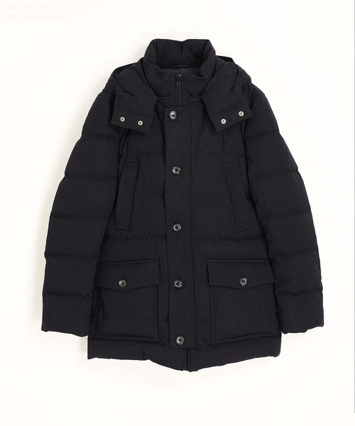 MICHEL KLEIN HOMME (ミッシェルクランオム)の「ハーフダウンコート(ダウンジャケット/コート・メンズ・ネイビー/ブラック・LARGE/MEDIUM/X-LARGE)」の20枚目の写真