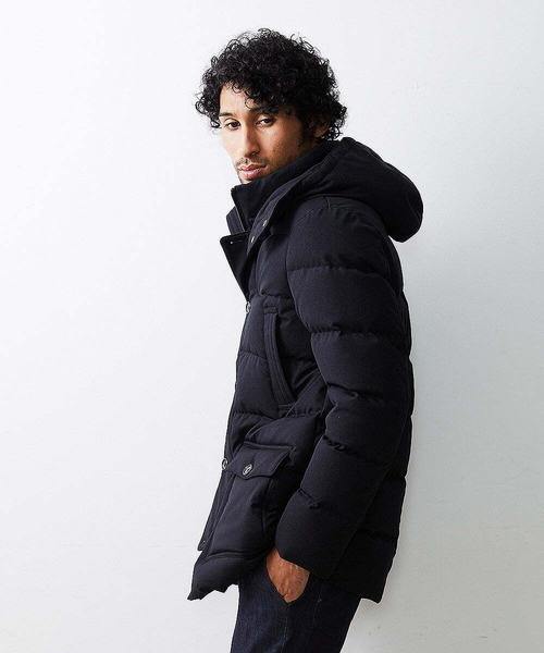 MICHEL KLEIN HOMME (ミッシェルクランオム)の「ハーフダウンコート(ダウンジャケット/コート・メンズ・ネイビー/ブラック・LARGE/MEDIUM/X-LARGE)」の21枚目の写真