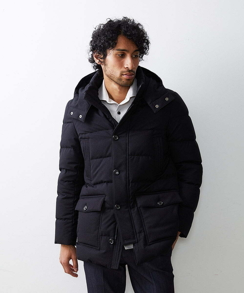MICHEL KLEIN HOMME (ミッシェルクランオム)の「ハーフダウンコート(ダウンジャケット/コート・メンズ・ネイビー/ブラック・LARGE/MEDIUM/X-LARGE)」の22枚目の写真